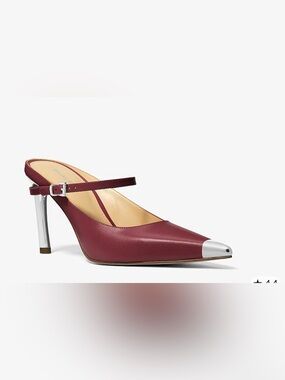 Michael Kors Kasia leather mule pump 7